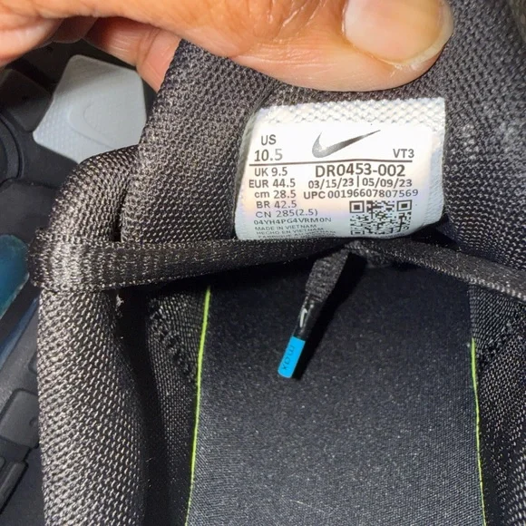 Size 10.5 - Nike Air Max Pulse Black Laser Blue, DR0453-002, Clean, No Box